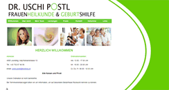 Desktop Screenshot of gyn-postl.at
