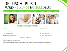 Tablet Screenshot of gyn-postl.at